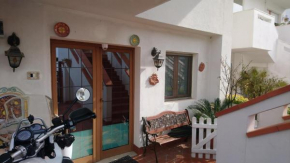 Intero appartamento, bilocale di 55 mq ,soggiorno-cucina open con divano letto, una camera matrimoniale ,con Giardino privato e corte